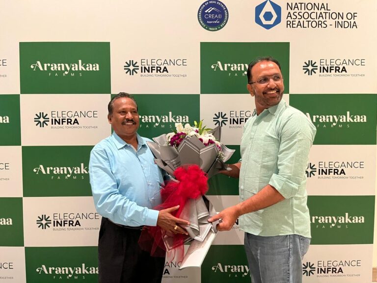 Govind Raj at a National Association of Realtors India event
